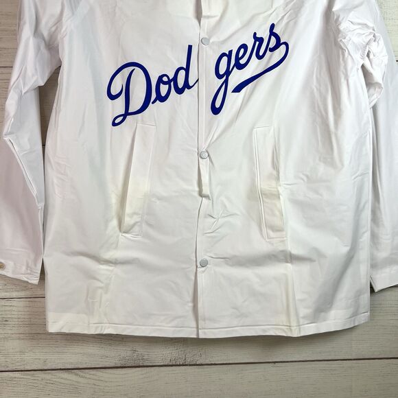 VINTAGE Los Angeles LA Dodgers Vinyl Jacket 1983 Youth Size M 25th Anniversary - Picture 6 of 14